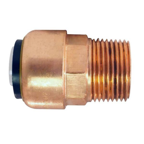 Everbilt 3/4 in. Copper Pressure Cup X MPT Adapter Fitting Pro