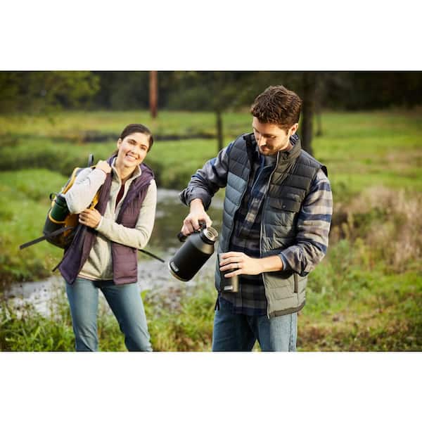 64 oz. Black Insulated Stainless Steel Growler