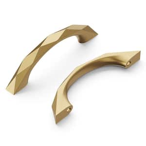 Karat Collection Cabinet Pull 3 in. (76 mm) Center to Center Champagne Bronze Finish Modern Zinc Arch Pull (1-Pack)