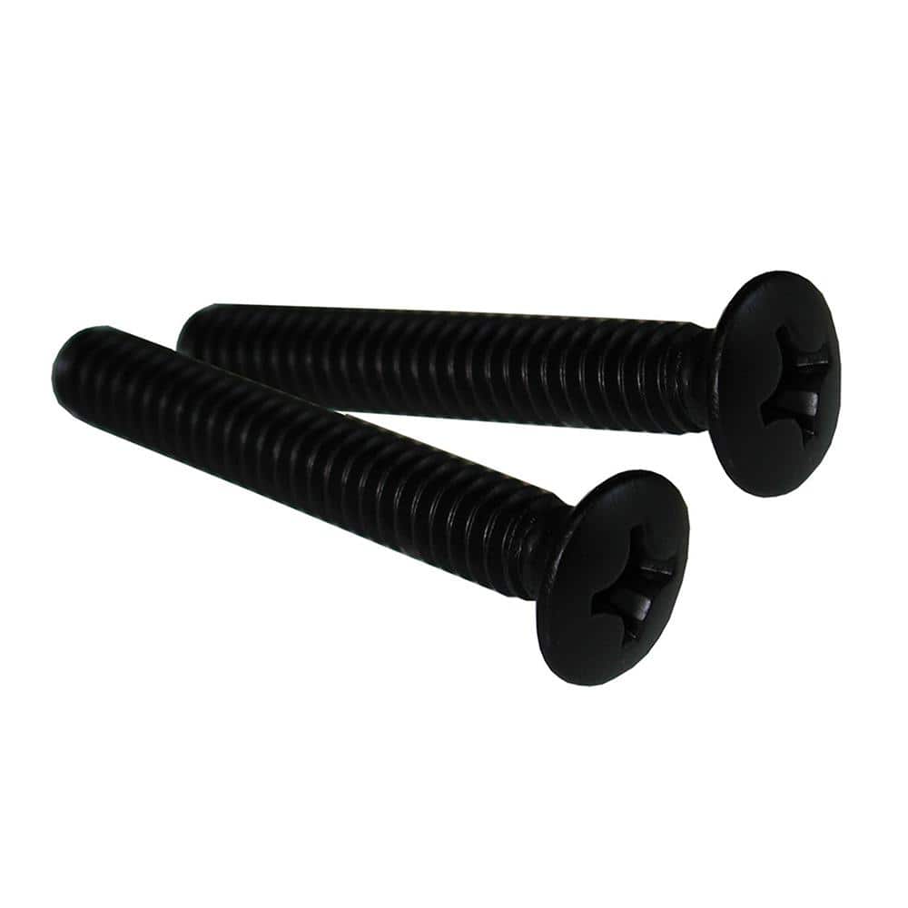1/4 in. x 2 in. Bath Waste and Overflow Faceplate Screws in Oil Rubbed Bronze (2/Pack) price history on PriceWatchPro