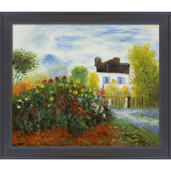 LA PASTICHE Garden of Monet at Argenteuil, 1873 by Claude Monet Gallery ...