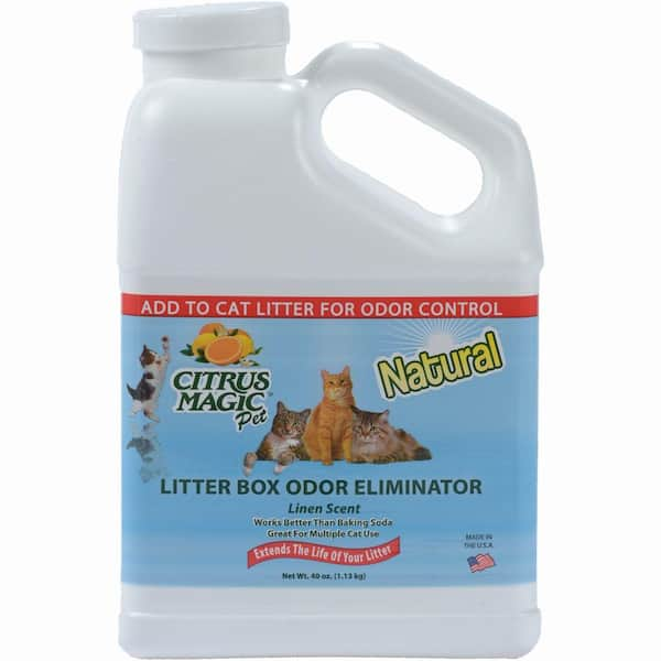 Citrus Magic 40 oz. Pure Linen Litter Box Odor Eliminator