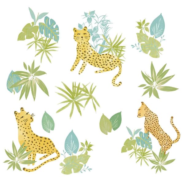 WallPOPs Yellow Leopard Spots Wall Decal
