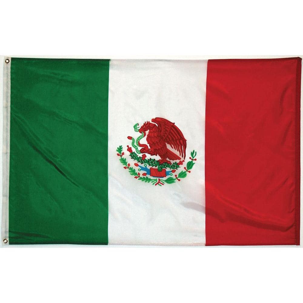 Mexico La/flag Bill black green/white/red Thread 