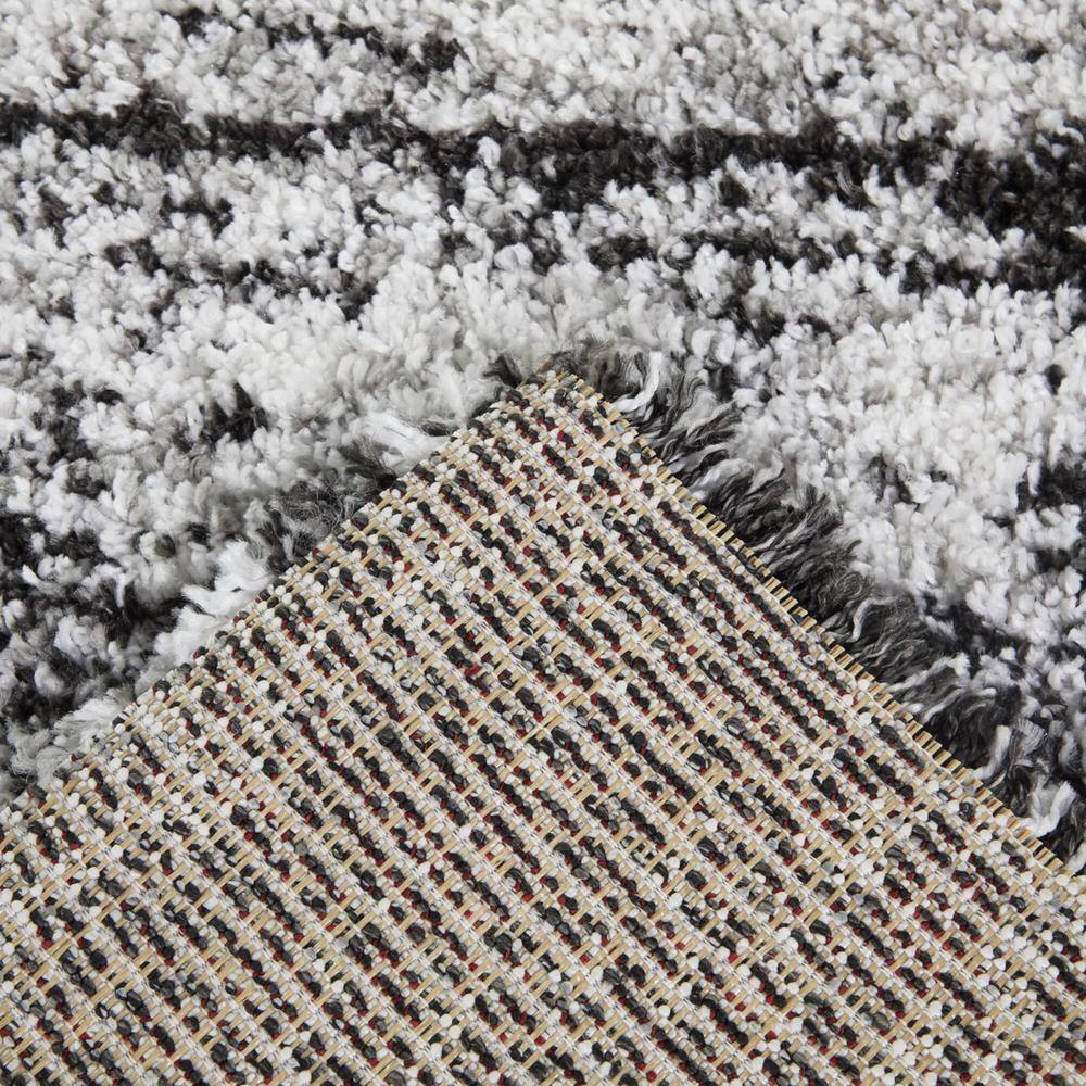 Charcoal 8' x 10' Shag Synthetic Area Rug