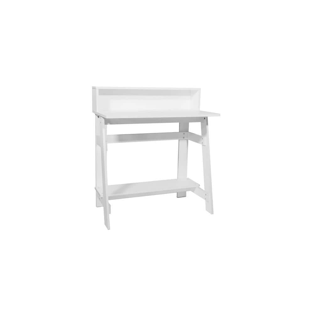 OneSpace - Lennox Computer Desk with Hutch - White