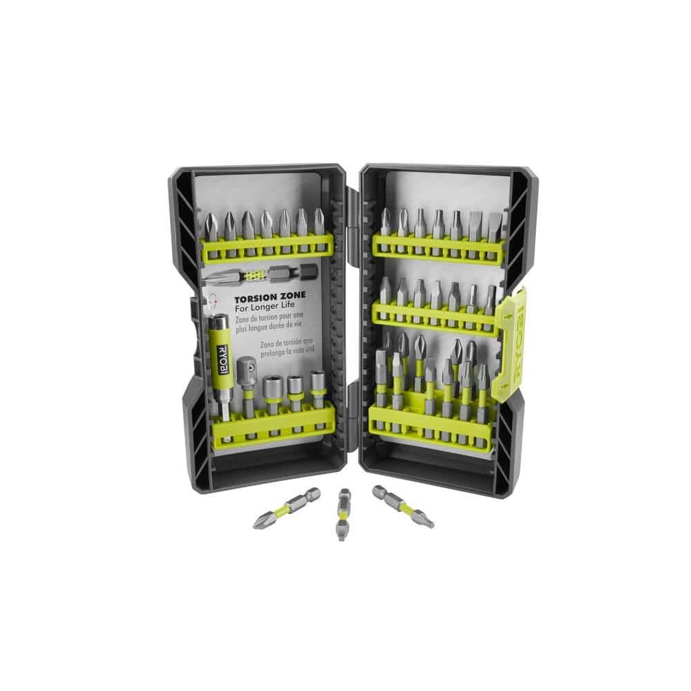 RYOBI Impact Rated Screwdriver Drill Bit Kit (40-Piece) AR2038