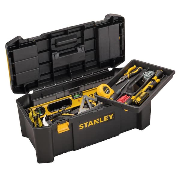 Stanley 12-1/2 in. 1 Gallon Essential Tool Box with Lid Organizers  STST13331 - The Home Depot