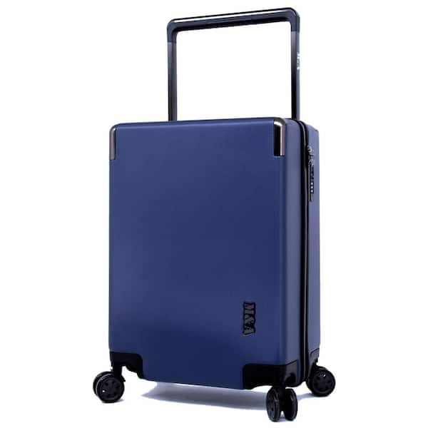 Basics Hardside Spinner Luggage, Navy Blue - 24 inch