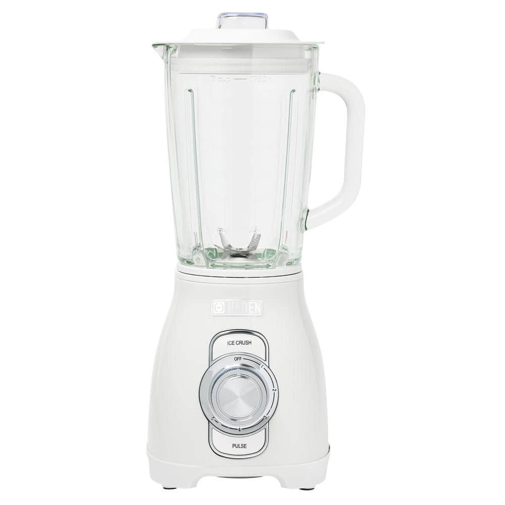 Haden Stainless 1.75 Liter Glass Jug 700W Motor Power Blender  Ivory/Chrome