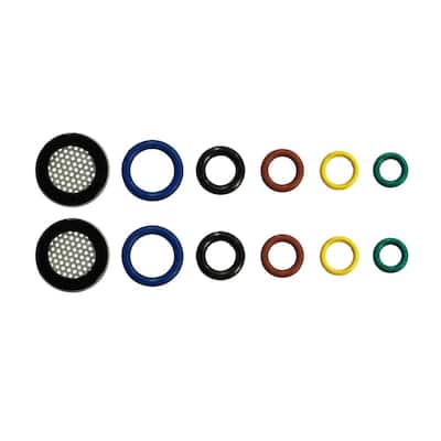 O-Ring and Filter Kit for Cold Water Pressure Washers, Pumps, Hose, Spray Gun, Wand and Lance