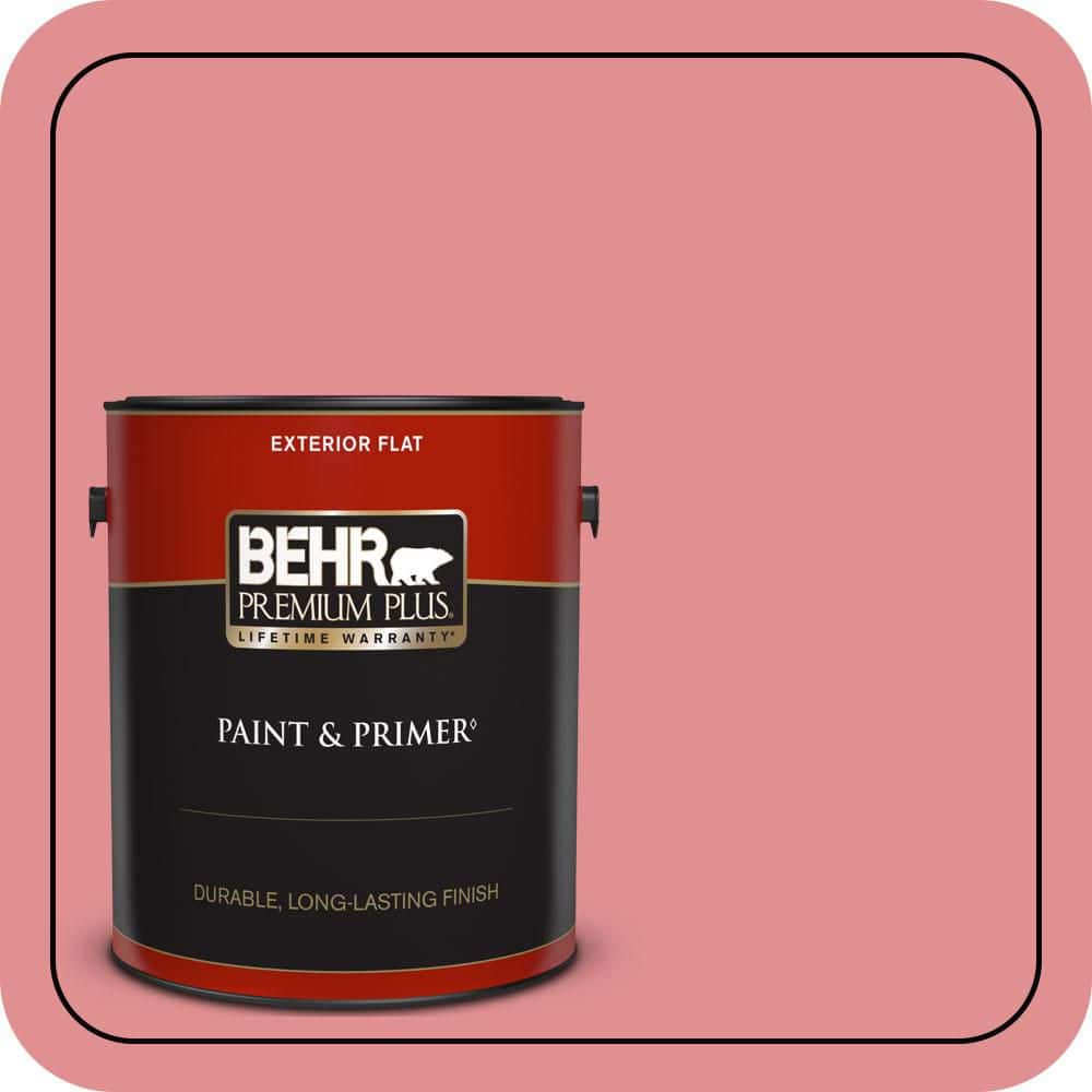 1 gal. #140D-4 Fresh Pink Flat Exterior Paint & Primer price history on PriceWatchPro