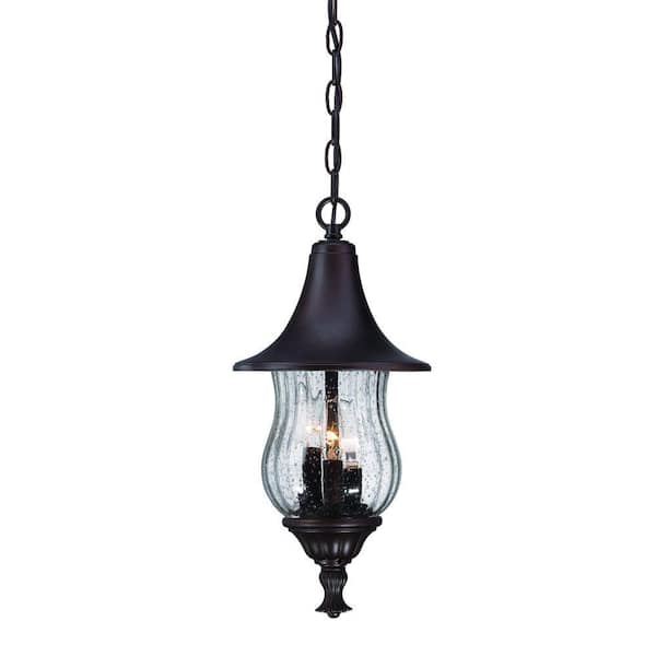 Acclaim Lighting Del Rio Collection 3-Light Architectural Bronze Outdoor Hanging Lantern