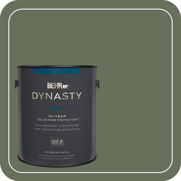 BEHR DYNASTY 1 gal. #N390-6 Laurel Garland Satin Enamel Exterior Stain-Blocking Paint & Primer