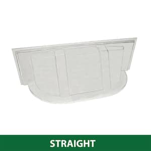 39 in. W x 13 in. D x 15 in. H Premium Straight Bubble Window Well Cover