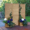 Yardistry 5' x 5' Wood Privacy Screen YM11703 - The Home Depot