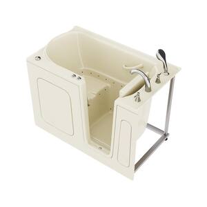 HD Series 30 in. x 54 in. Right Drain Quick Fill Walk-In Air Tub in Biscuit