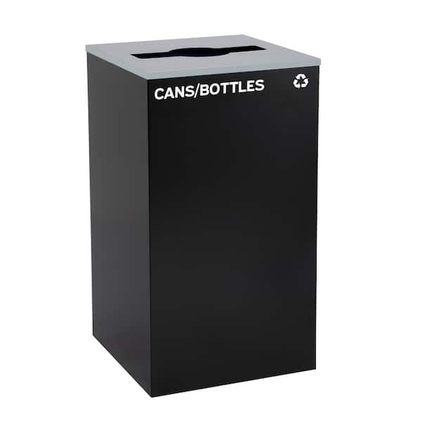 Xiyztok 105L Recycling Bin Large Capacity Recycle Bin With Lid Removable Reusable Bag Foldable Storage Container Bamboo Handle Recycle Bottle Bin For
