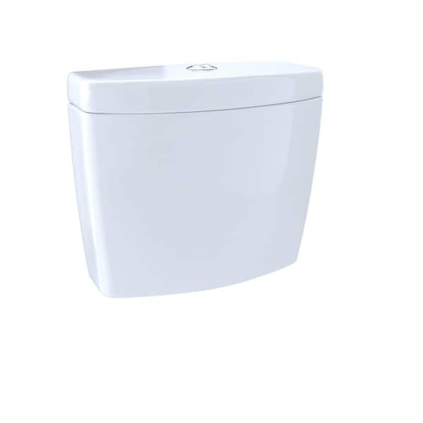 TOTO Aquia II 0.9/1.6 GPF Dual Flush Toilet Tank Only in Cotton White