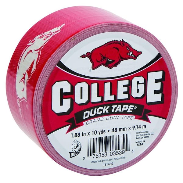 Duck College 1-7/8 in. x 30 ft. University of Arkansas Duct Tape