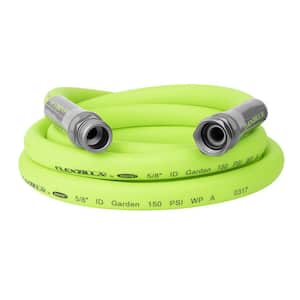 Flexzilla 5/8 in. x 50 ft. 3/4-11.5 GHT Fittings Colors Garden Hose with  SwivelGrip Connections in Brown Mulch HFZC550BRS - The Home Depot