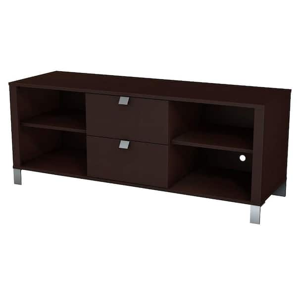 South Shore Spectra TV Stand in Chocolate