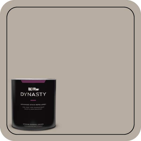 BEHR DYNASTY 1 qt. #PPU18-13 Perfect Taupe Eggshell Enamel Interior Stain-Blocking Paint and Primer
