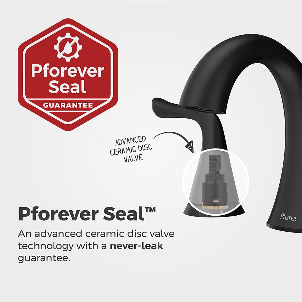 Willa Matte Black Widespread Bathroom Faucet with Drain Assembly
