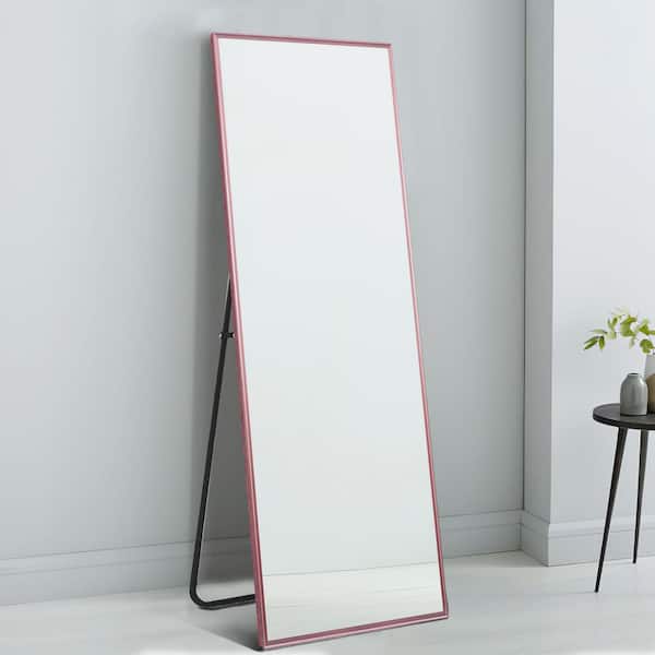 Dovelina 64.17 in. X 21.26 in.Oversized Modern Metal Framed Full Length Standing Mirror