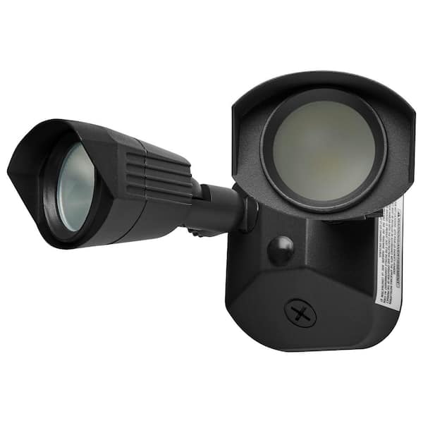 100-Watt Equivalent 1900 Lumen 90-Degree Black Integrated LED Flood Light