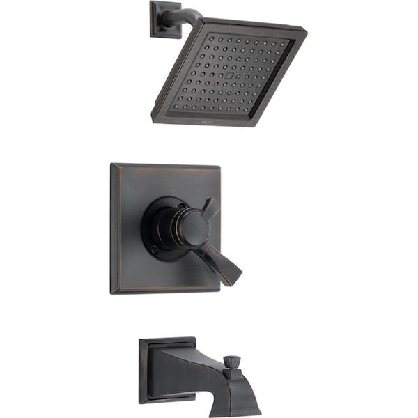 Delta Dryden 1-Handle Tub and Shower Faucet Trim Kit in Venetian Bronze (Valve Not Included)