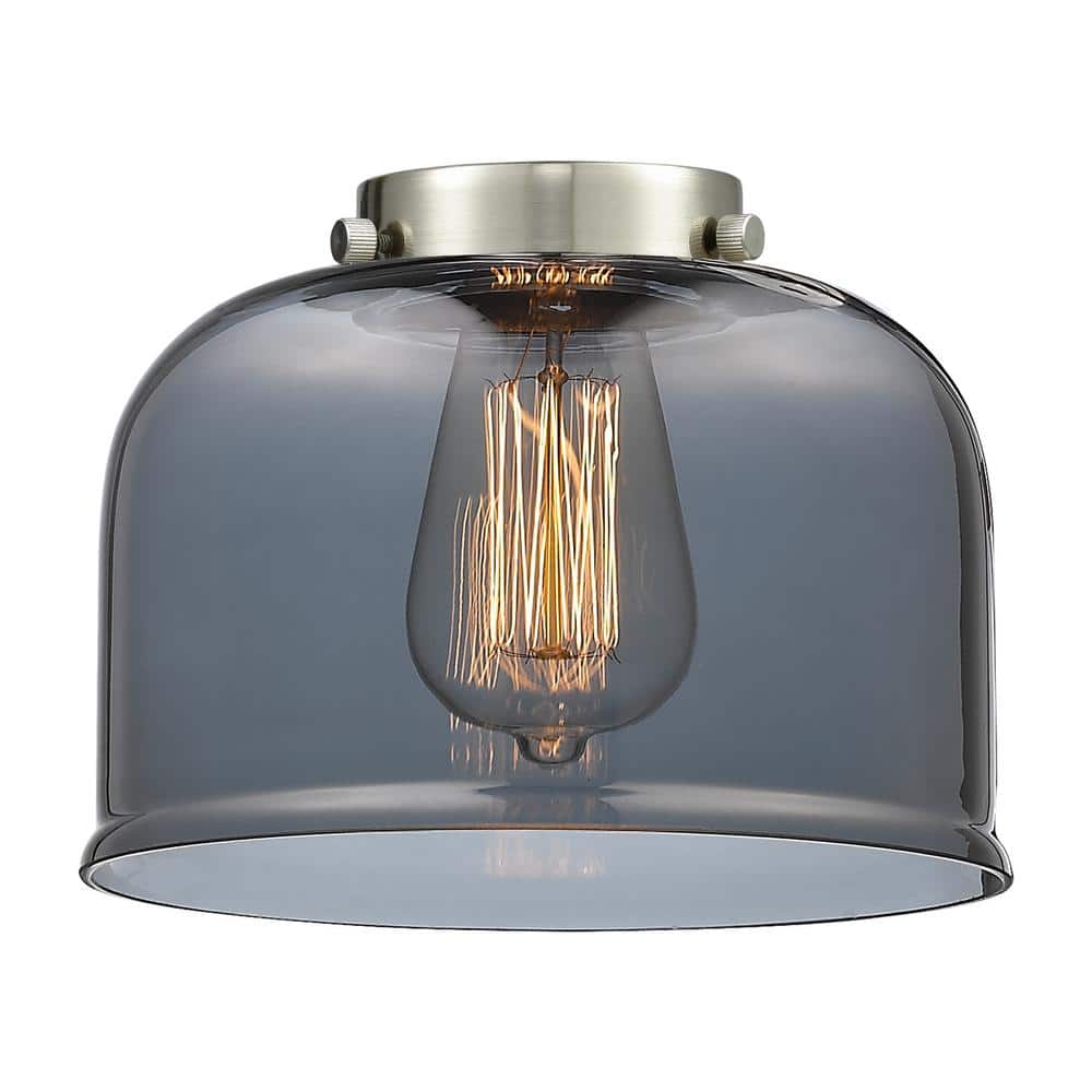 Large Bell Matte Black Mini Pendant Light for Indoor/Outdoor