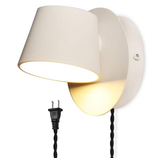 INNOBULE 1 White LED Wall Lamp with Plug