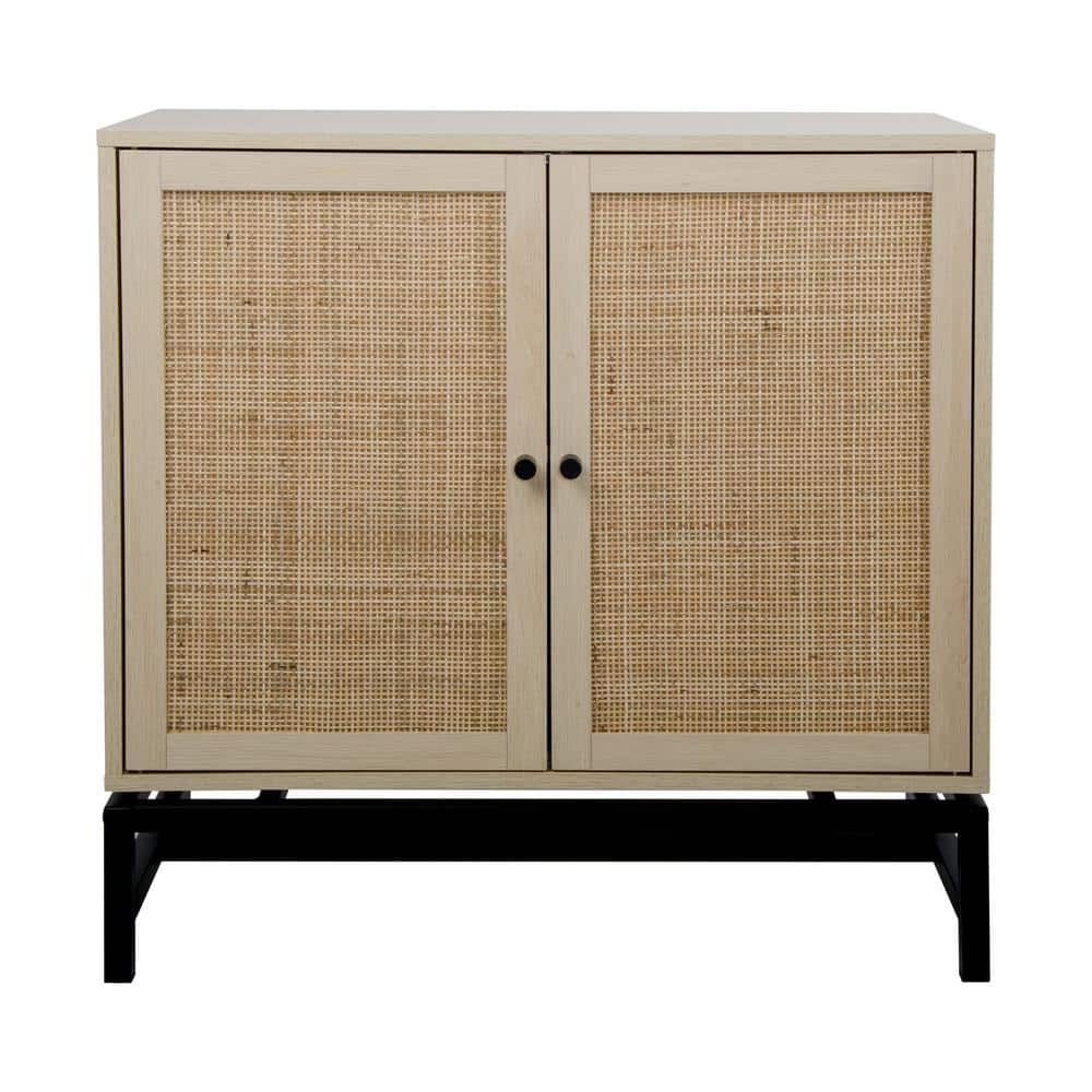 31.5 in. W x 15.75 in. D x 31.5 in. H Bathroom Beige Linen Cabinet