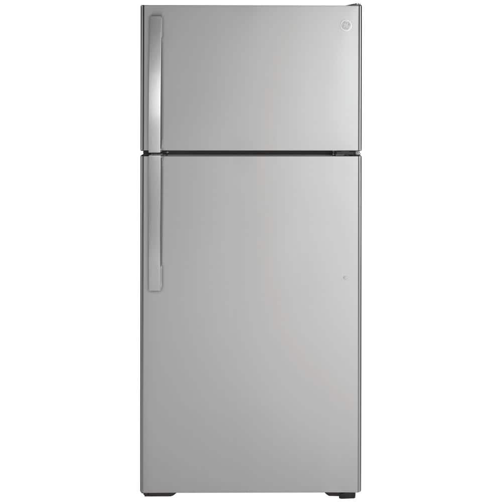 16.6 cu. ft. Top Freezer Refrigerator in Stainless Steel, ENERGY STAR, Silver