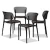 Baxton Studio Rae Black Dining Chair (Set of 4) 192-12021-HD