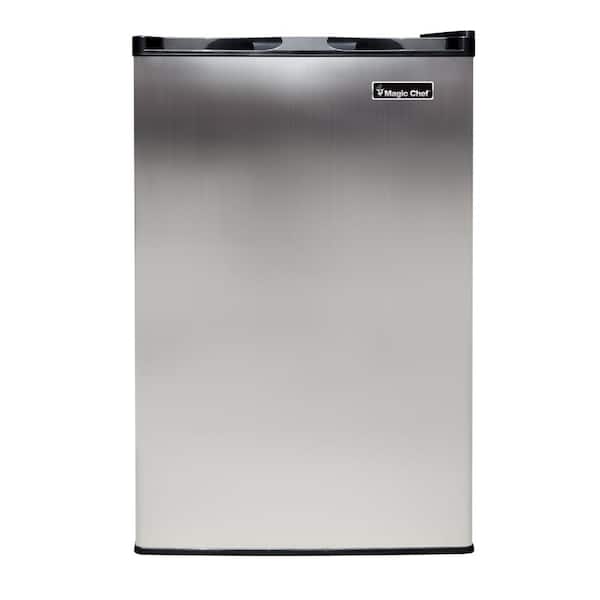 3.0 cu. ft. Manual Defrost Upright Freezer in Stainless Steel