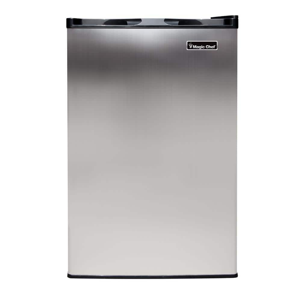 Magic Chef 3.0 cu. ft. Upright Freezer in Stainless Steel, Silver