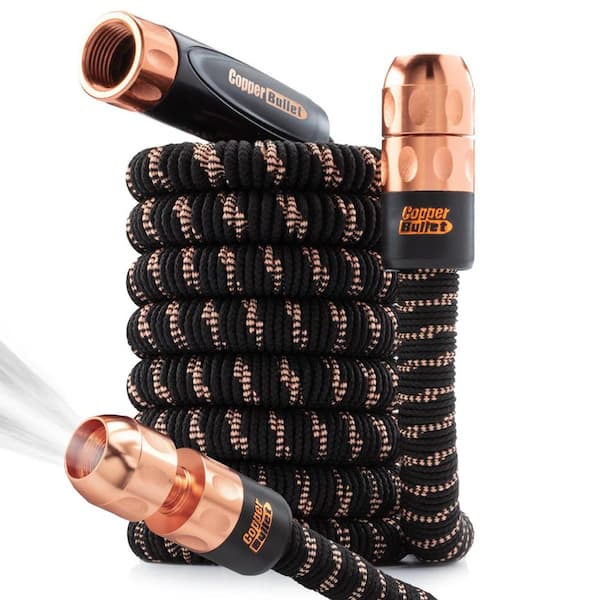 Pocket Hose Copper Bullet 3/4 in. Dia x 25 ft. Expandable 650 psi Lightweight Lead-Free Kink-Free Hose