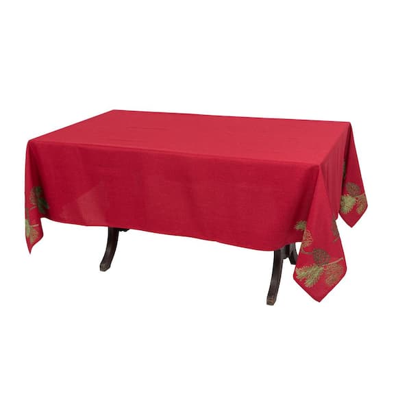 Xia Home Fashions 0 1 In H X 70 W, Tree Branch Tablecloth