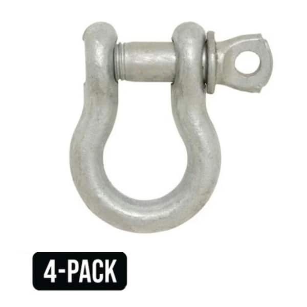 3/8 in. Galvanized Anchor Shackle (4-Pack)