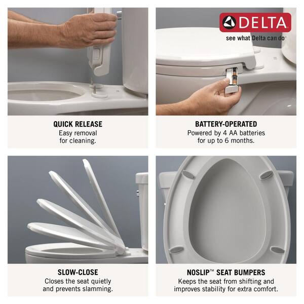 Delta 833902-n-wh Sanborne Elongated Potty Training Nightlight Toilet Seat for sale online