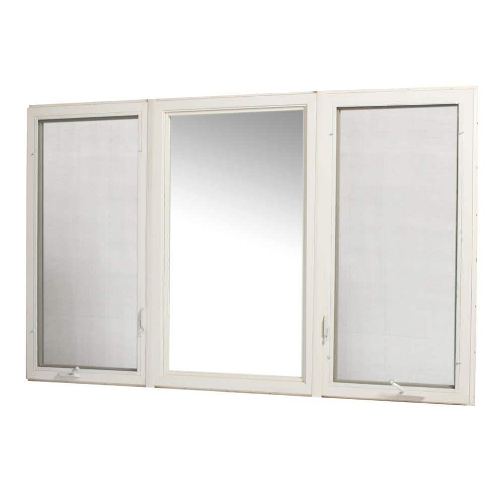 TAFCO WINDOWS 96 in. x 60 in. Vinyl Casement Window with Screen - White  VCC9560 - The Home Depot