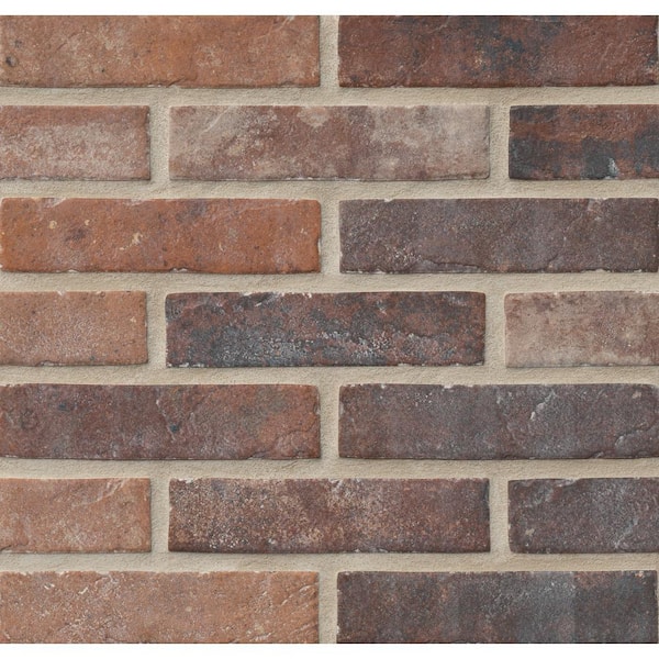 MSI Capella Red Brick 2 in. x 10 in. Matte Porcelain Floor and Wall Tile (100-Cases/515.2 sq. ft./Pallet)