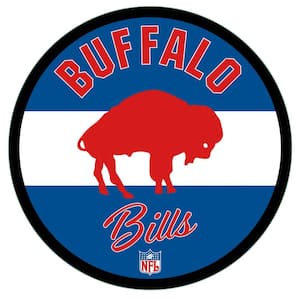 Buffalo Bills Vintage Round 23 in. Plug-in LED Lighted Sign