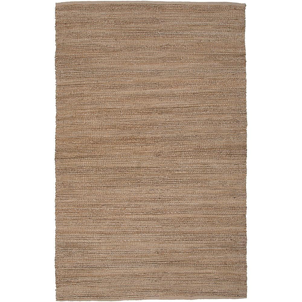 Finn Contemporary Tan/Gold/Brown 7 ft. 9 in. x 9 ft. 9 in. Handwoven Braide