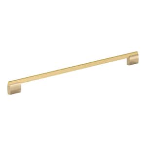 Bloomsbury Collection 20 1/8 in. (512 mm) Metallic Gold and Brushed Gold Modern Rectangular Cabinet Bar Pull