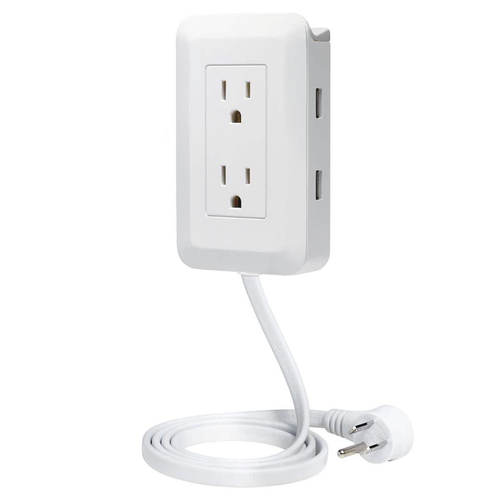 PRESTO PLUG 2-Outlets, 2- USB Ports Outlet Extender PRPL-PD36 - The ...