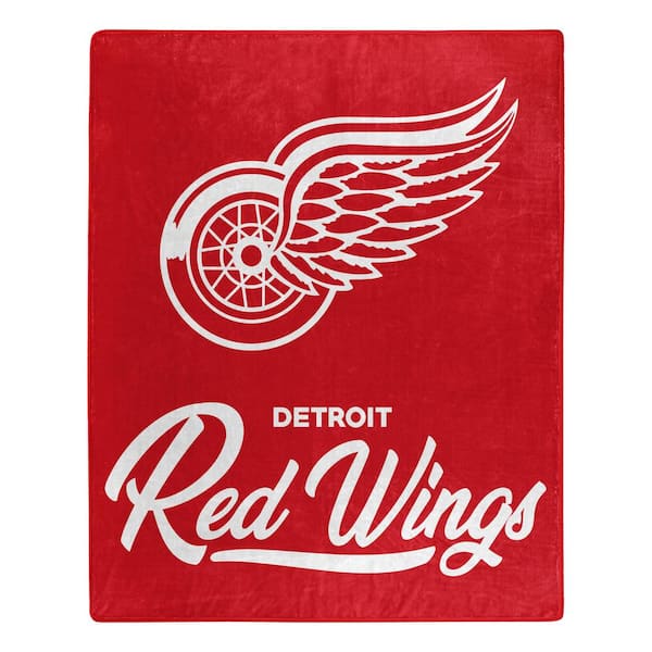 THE NORTHWEST GROUP Red Wings Signature Multi Colored Raschel Throw Blanket