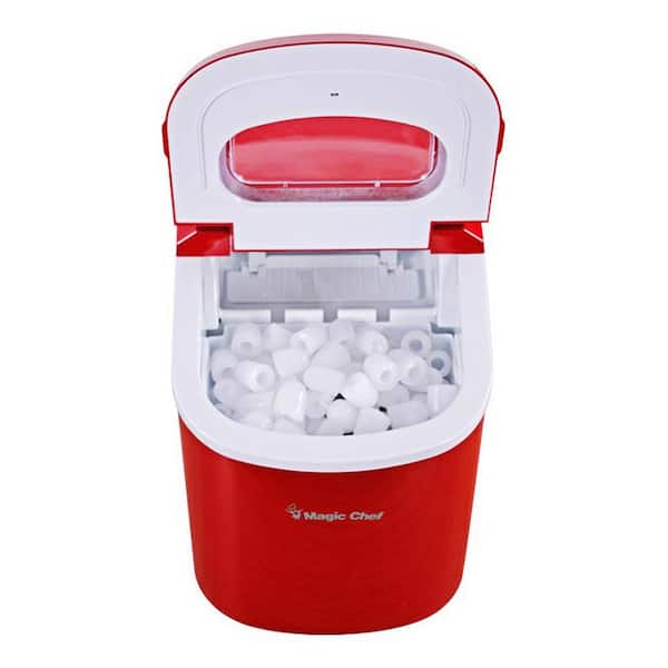 Whynter 27 lb. Compact Portable Ice Maker in Metallic Red IMC-270MR - The  Home Depot